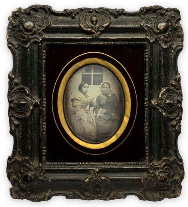Anonyme - 1850 - Daguerréotype, portrait d'une fratrie (?)