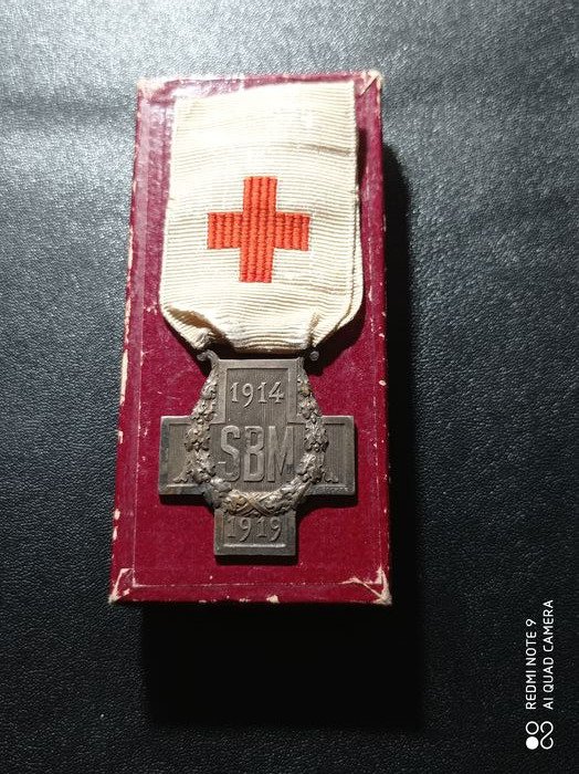 Francia - Esercito/fanteria - Medaglia Croce Rossa Guerra 14 18 Premio Elite (Tir4ja) - 1918