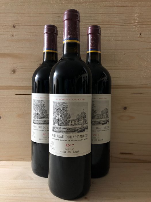2017 Chateau Duhart-Milon - Pauillac Grand Cru Classé - 3 Bottiglie (0,75 L)