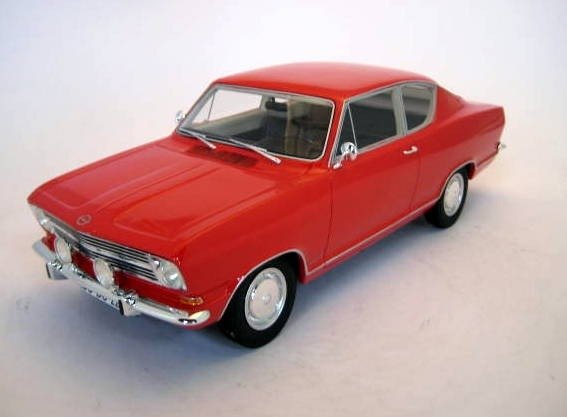 Cult Scale Models - 1:18 - Opel Kadett B Kiemen Coupe Red 1966 - Neuf en boîte - Édition limitée