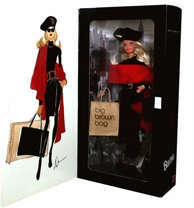 Donna Karan - Bloomingdale fashionable elegant 1995 collector barbie. Accessorio