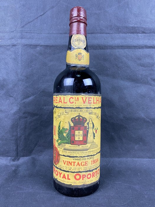 1958 Real Companhia Velha / Royal Oporto Vintage Port - 1 Bottiglia (0,75 litri)