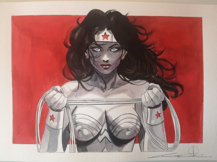 Wonder Woman - Original colour drawing - WonderWoman  - Eleganza e Forza - (2022)
