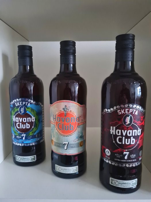 Havana Club - Skepta: Edition 1.0 & Edition 2.0 + Pigalle Paris - 70cl - 3 bottles