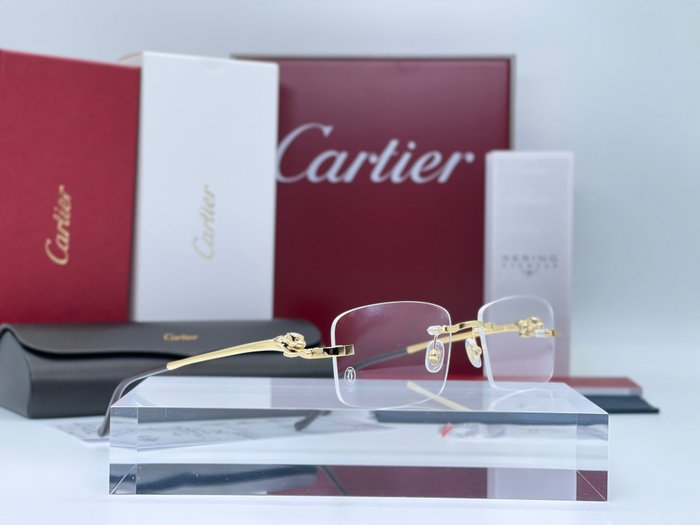 Cartier - Panthere Gold Planted 18k - Γυαλιά