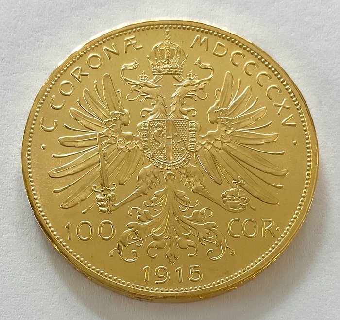 Austria. 100 Corona 1915 - (Restrike) Franz Joseph I.