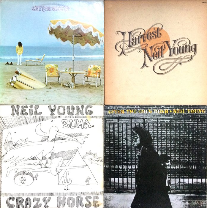 Neil Young - Multiple titles - LP's - Various pressings (see description) - 1970/1975