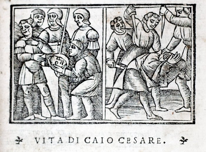 Plutarco - Le vite di Plutarcho di greco in latino & di latino in volgare tradotte - 1537