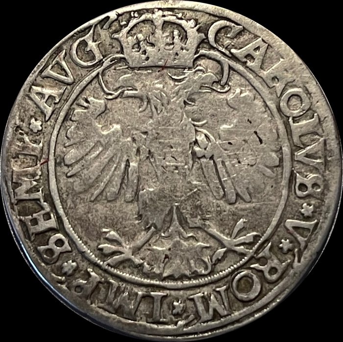 Low countries feudal, Prince-bishopric of Liege. George van Oostenrijk. 4 Stuiver z.j. (1544-1557)
