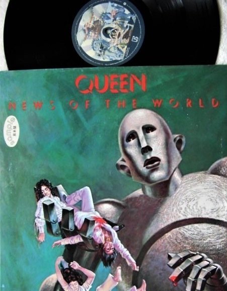 Queen - News Of The World [Japanese Promo Pressing] - LP album - Pressage de promo, Pressage japonais - 1977