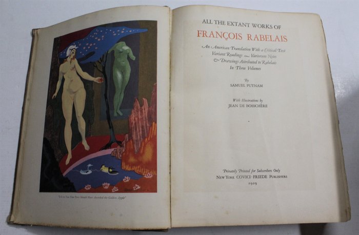 Francois Rabelais - All the Extant Works of Francois Rabelais - 1929