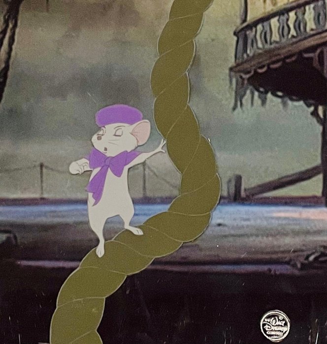 Walt Disney Animation - Production Cel - The Rescuers - Bianca - (1977)