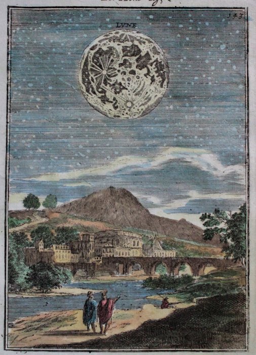 Luna, Stars; Mallet - Lune - 1685