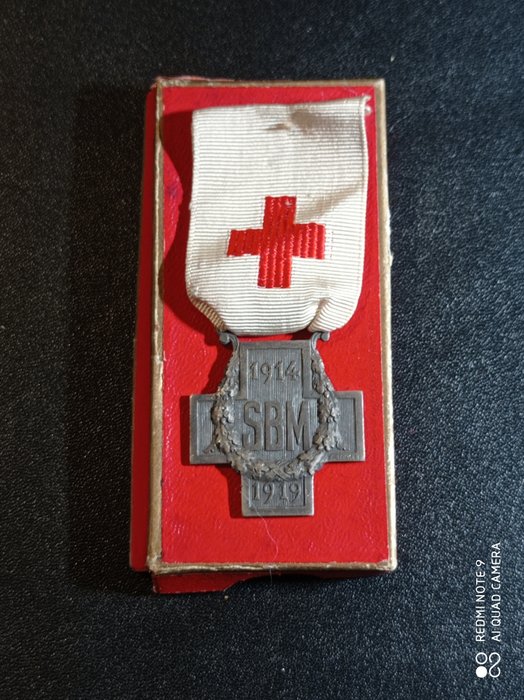 Francia - Ejército/Infantería - Medalla de la Cruz Roja Guerra 14/18 Elite (8.4Jy) - 1918