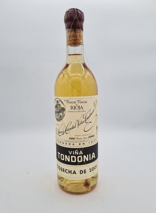 2001 R. López de Heredia, Viña Tondonia Blanco - La Rioja Gran Reserva - 1 Bottle (0.75L)