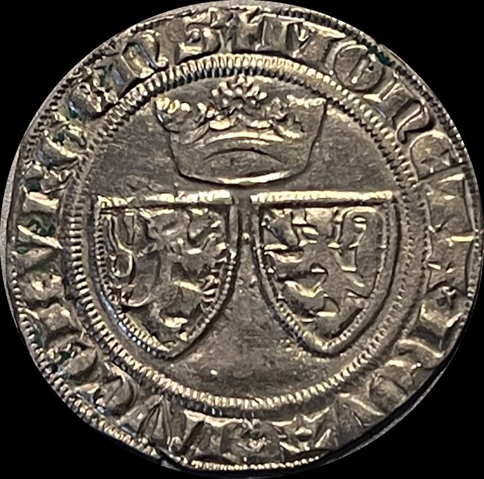 Luxemburg. Wenzel von Luxemburg (1353-1383). blan-gros 1383-1388