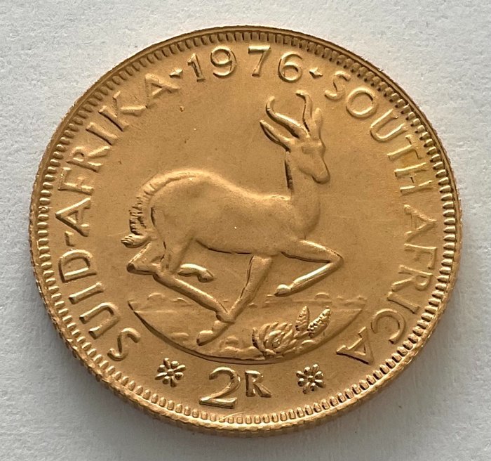 Zuid-Afrika. 2 Rand 1976 - Springbok
