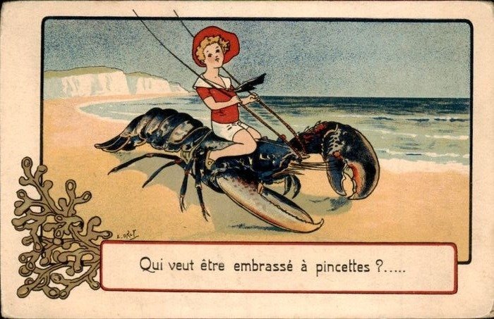 Divers pays - Fantaisie, Illustrateurs - Humour Cartoon - Cartes postales (Collection de 116) - 1900