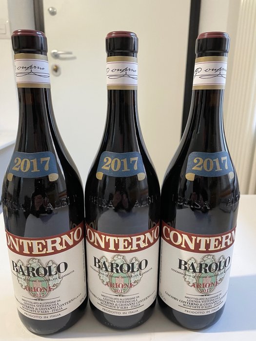 2017 Giacomo Conterno, Arione - Barolo - 3 Bottles (0.75L)