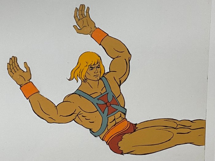 He-Man and the Masters of the Universe - Original animation cel of He-Man (1983)