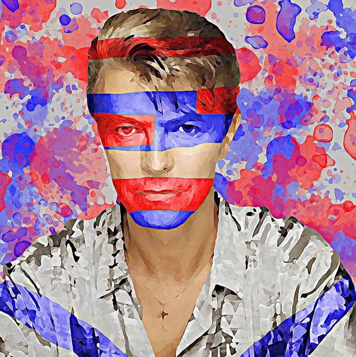 David Bowie - by Raffaele De Leo/Limited edition 5/10 Fine art Giclèe + certificato - Artwork/ Painting - Missprint - 2020/2020