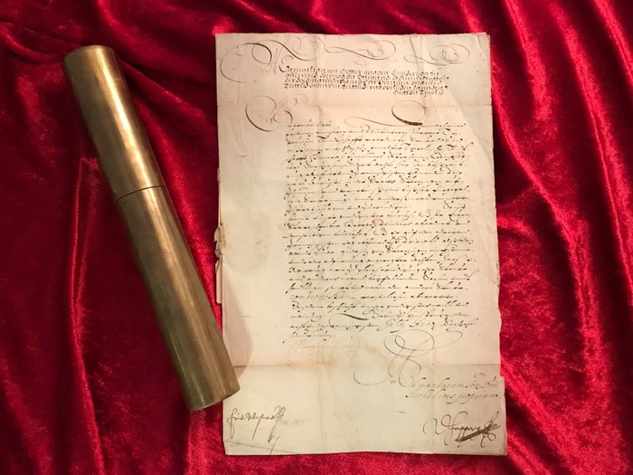 Maximilian III-Erzherzog v.Österreich (der Deutschmeister)1558-1618 - Maximilian III-Brief 1592 an den Bürgermeister von Innsbruck - 1592/1592