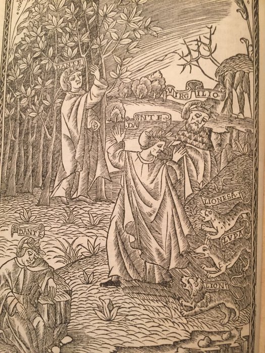 Dante - Opere del diuino poeta Danthe - 1520