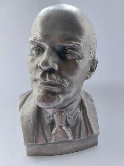 URSS (Rusia) - Lenin - Vladymyr Busto de Lenin Original de la URSS - busto con letras de regalo - 1977