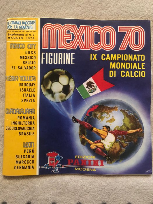 Panini - World Cup Mexico 70 - Album vuoto (Italian edition)