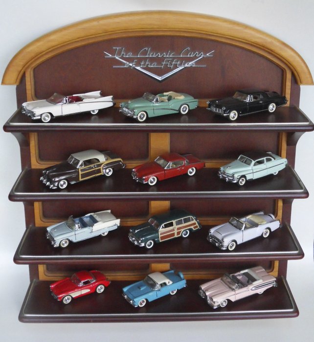 Franklin Mint - 1:43 - 12x model cars of the Fifties