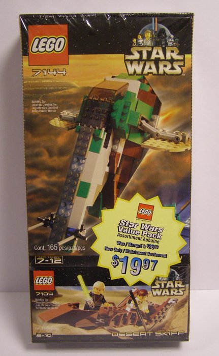 Lego - Star Wars - Episode VI + V - Co-Pack 7104 + 7144 - Esquif du désert + Esclave I - 2000-present