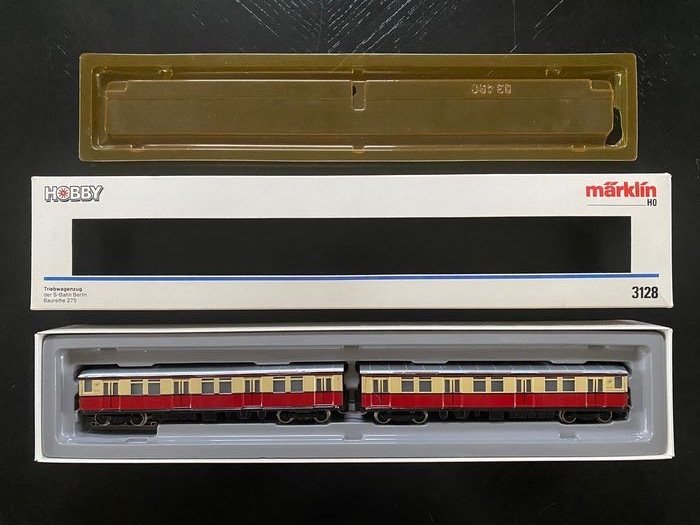 Märklin H0 - 3128 - Zugeinheit - Triebzug der Berliner S-Bahn Baureihe 275 - BVG