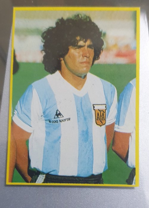 1982 Danone Futbol en Accion World Cup - Diego Maradona (Argentina) #94