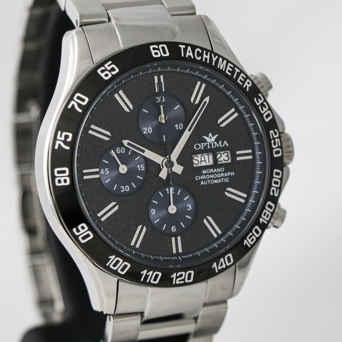 Preview of the first image of Optima - MORANO Sport Valjoux automatic - OSA464-S-SB-39 "NO RESERVE PRICE" - Men - 2011-present.