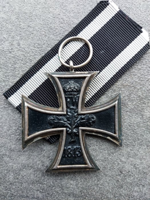 Alemania - WW1 German Iron Cross anillo de segunda clase marca "WS" Walter Schott de Berlín