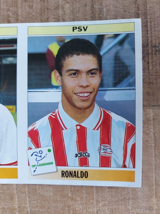 Panini - Voetbal 95 - Doppio adesivo originale Ronaldo/Litmanen