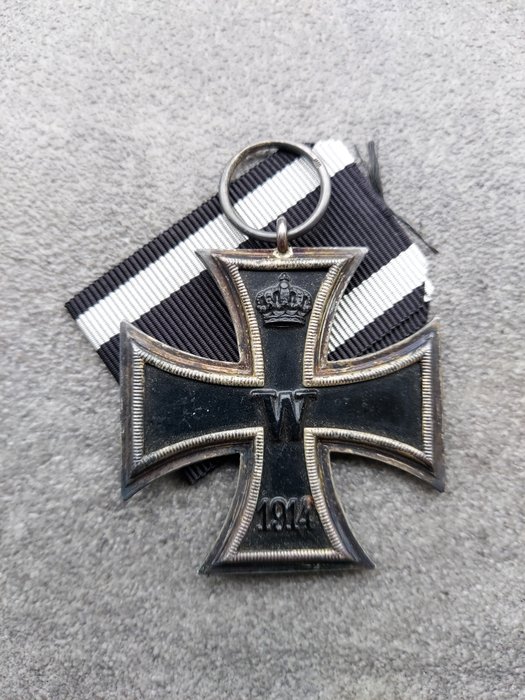 Alemania - Marca de anillo de segunda clase de la cruz de hierro alemana de la Primera Guerra Mundial "WA"