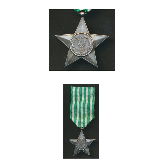 Italia - ITALIAN COLONIAL WARS - 1923 Star of merit for indigenous soldiers -