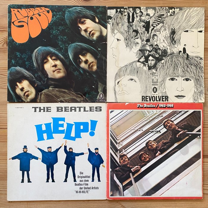 Beatles - 4 great Beatles Albums - Multiple titles - 2xLP Album (double album), LP's - Various pressings (see description) - 1965/1973