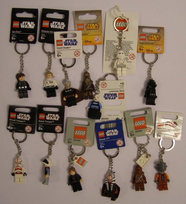 Lego - Star Wars - 13 Verschillende figuren - Porte-clés