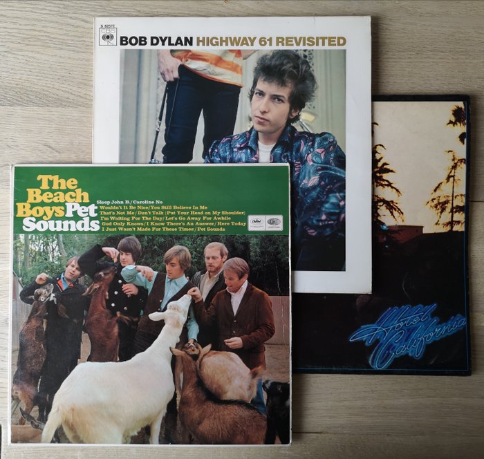 Bob Dylan, Eagles, The Beach Boys - Multiple titles - LP's - Various pressings (see description) - 1969/1976