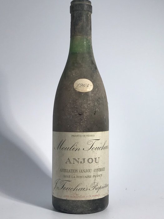 1964 Domaine J. Touchais - Moulin Touchais "Réserve du Fondateur" - Loira - 1 Bottiglia (0,75 litri)