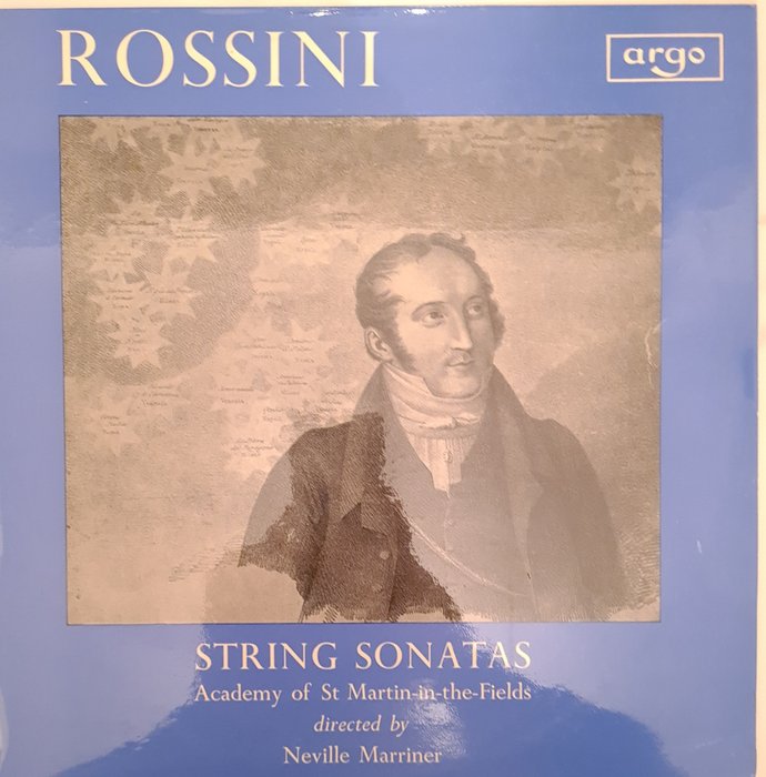 Rossini - Academy Of St. Martin-in-the-Fields Directed By Neville Marriner – String Sonatas - LP Album - 1967/1967
