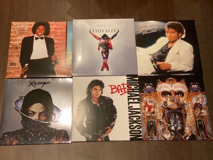 Michael Jackson - Bad - Dangerous - Triller - Of the wall - Escape - This is it - Multiple titles - 2xLP Album (double album), Box set, LP Album - 140 Gram, 180 gram, Reissue, Remastered - 2015/1982