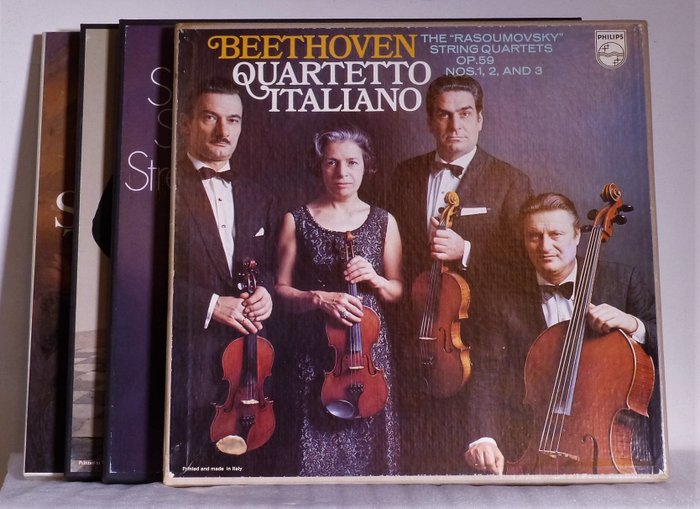 Quartetto Italiano - Various String Quartets - Multiple titles - LP Box set - Various pressings (see description) - 1980/1968