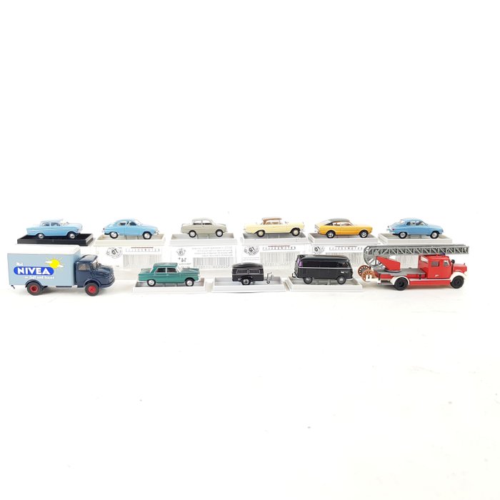 Brekina 1:87 - Model cars - Various beautiful classic vehicles