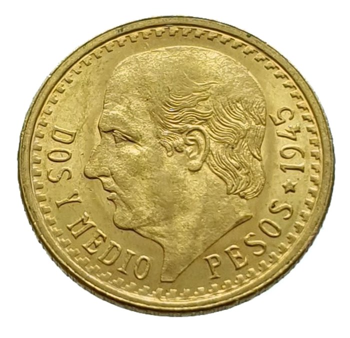 Mexico. 2.5 Pesos 1945