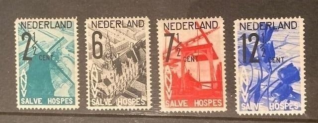Netherlands 1932 - ANVV stamps - NVPH 244/247