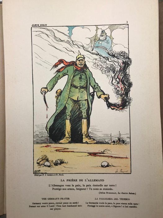 Zislin - L'Album Zislin. Dessins De Guerre - 1916