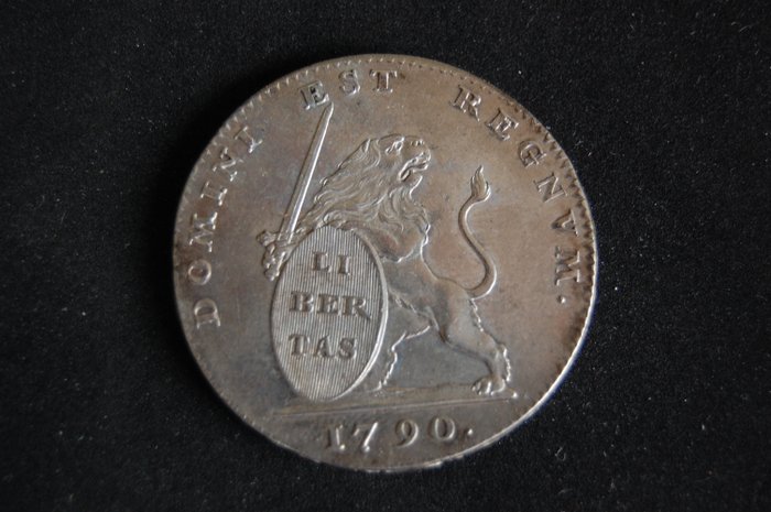 Verenigde Belgische Staten. Lion D'argent. 1790